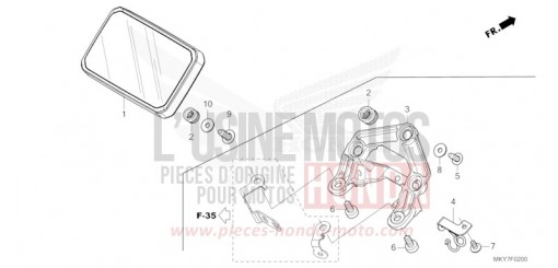 COMPTEUR CB650RACT de 2026